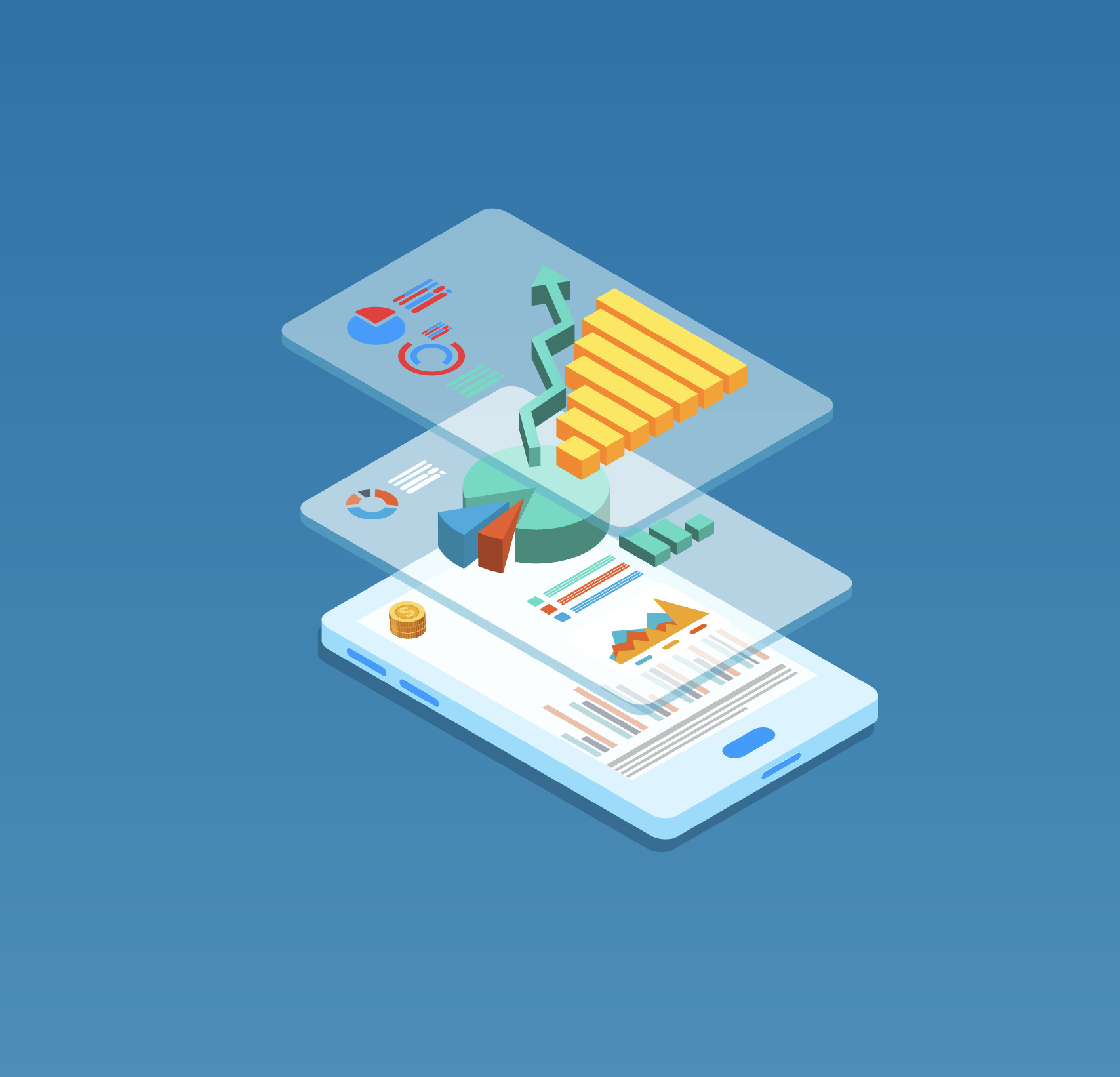 Isometric phone data analysis
